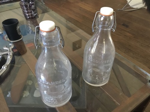 Lot bouteilles lait en - lot,