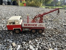 CAMION JOUSTRA BERNARD DÉPANNEUSE GRUE TIN TOY SERVICE TRUCK JOUET COLLECTION