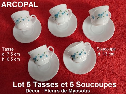 Arcopal france vintage lot - arcopal, 5