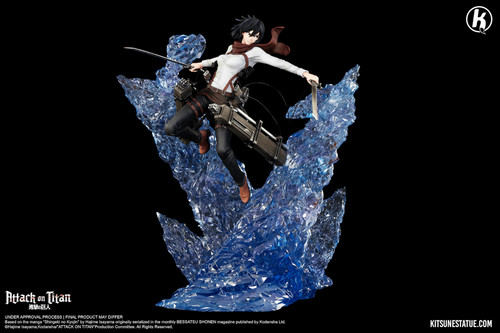 Kitsune statue attack on - kitsune,