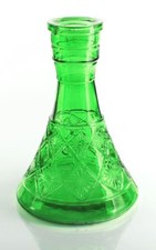 Nouveau vase de crystal VERT décoratif pour chicha narghilé pyramide LARGE