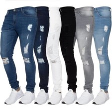 Enzo Jeans Hommes Skinny Slim