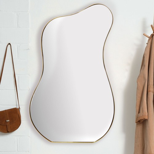 Finebuy miroir murale - finebuy, métal