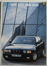 Brochure  BMW 520i / 525i / 530i / 535i