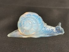 Escargot en verre opalescent