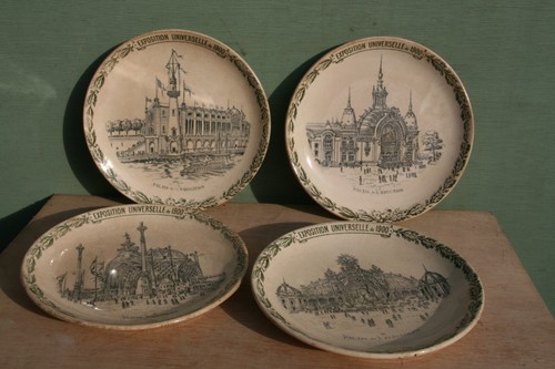 Lot assiettes exposition - assiettes,