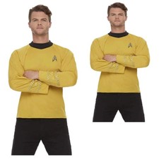 Star Trek Original Séries Command Uniforme Or Hommes Licensé Déguisement Film