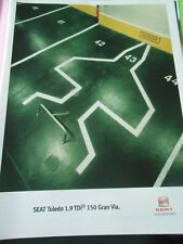 Publicté Advertising 2001  Seat Toledo 1.9 TDi  150 Grand Via