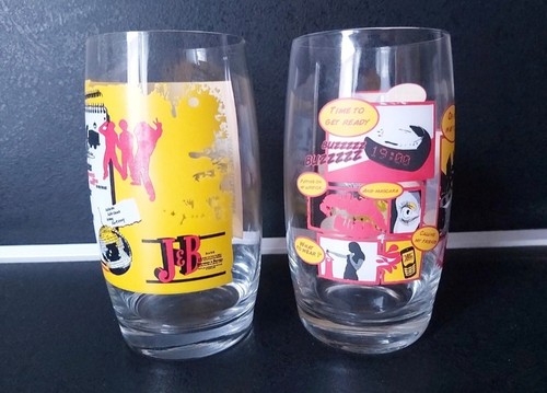 Lot verres whisky jb - de, a