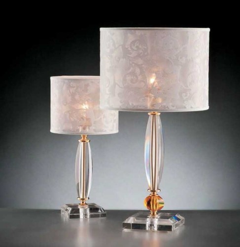 Lampe lumière cristal or - lumière,
