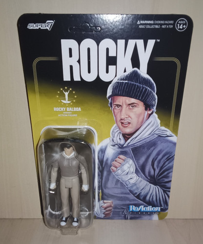 Reaction super7 rocky balboa - rocky,