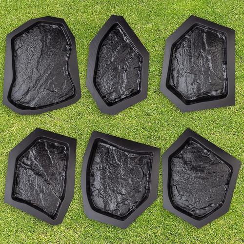 Pcs flagstone molds - 6, abs