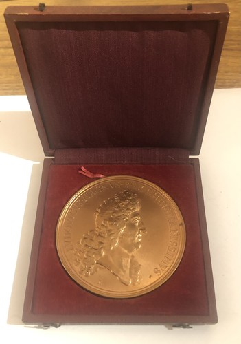 Médaille cuivre louis xiv - en,