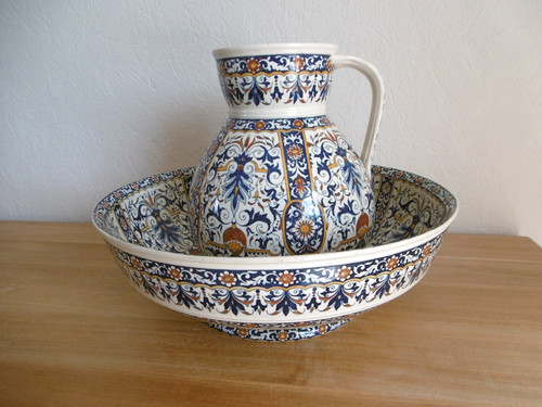 Ensemble toilette faience - ensemble, de