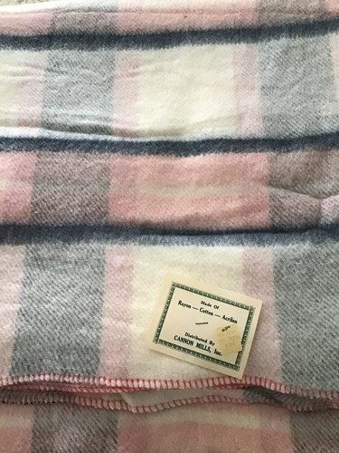 Vintage nos cannon mills pink - mills,