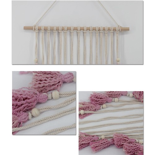 Accroche murale deco - murale, macramé