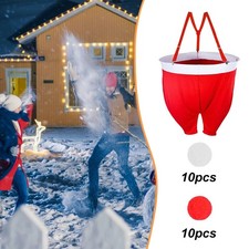 Pantalon du Père Noël, spectacle géant de pantalons du Père Noël, lancer de