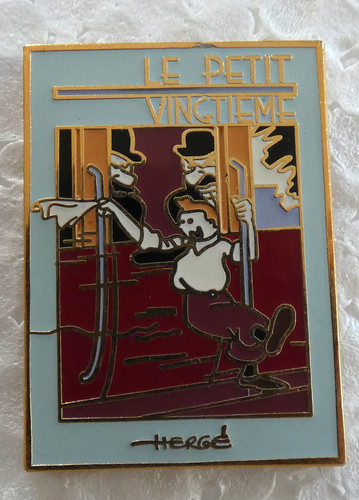 Rare pin tintin milou - milou, en