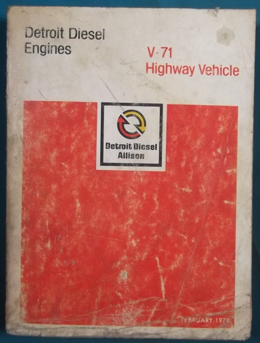 Detroit diesel 6v 71 - v-71, 6v-71