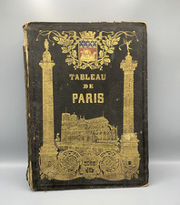 Livre ancien 1853 Tableau de Paris Edmond Texier illustré 1500 gravures Tome 2