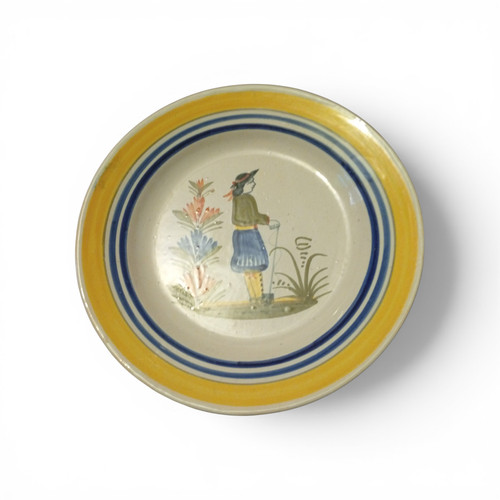 Assiette faience henriot - assiette,