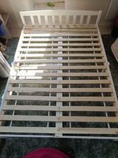 cadre de lit blanc 140cm 190cm