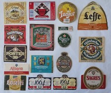Lot de  16 étiquettes de