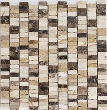 Marbre Mosaïque Braun Beige