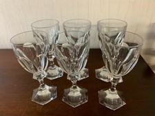 21 verres à eau modèle Chambord en cristal de Saint Louis (prix à la pièce)