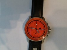 montre adidas noir et orange