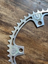 Panthographied "H" Gipiemme chainring vintage old bike Pinarello Colnago