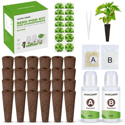 52pcs hydroponics pods kit - 52pcs,