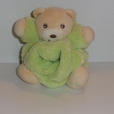 Doudou Ours Kaloo - Collection Plume - Vert