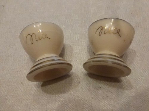 Lot ancien coquetiers - lot,
