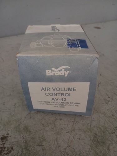Brady air volume - control, av-42