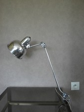 Lampe balançoire rétro bras lumière kaiser Bauhaus Pirouette kandem époque Midgard ancien ovni