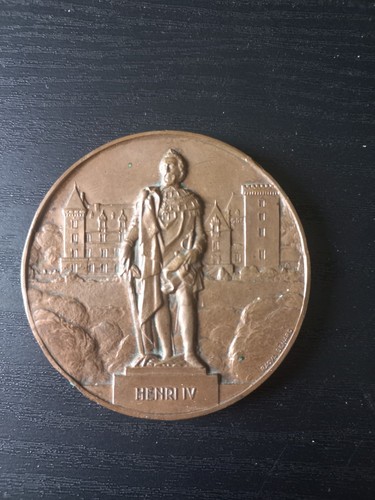 Medaille bronze henri iv - bronze,