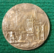 Médaille BRONZE - Fête du Travail - BATIMENT ET TRAVAUX PUBLICS  1966 R. CORBIN