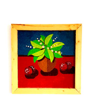 Artiste B Jost Tableau original sur carton entoilé  2023 signé Pop