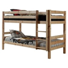 Lit Enfant Superposé & Tiroir de Lit "Pino" 90x190cm Naturel