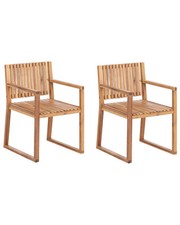 Lot de 2 Chaises Rustique de