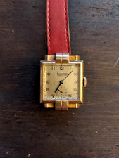Montre Homme Eberhard années 40 Or 18 carats fonctionne