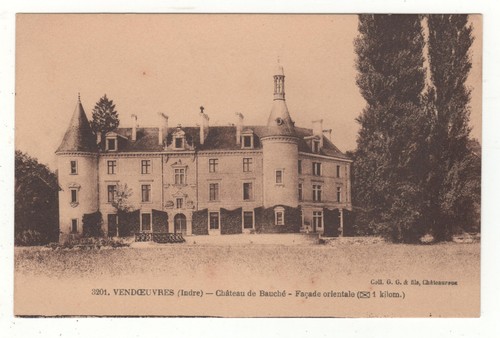 Cpa vendoeuvres chateau - vendoeuvres,