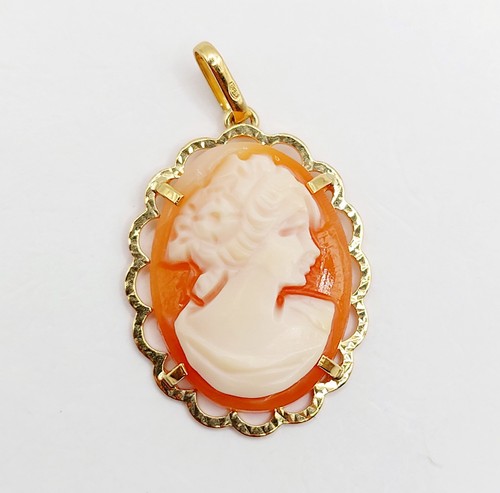 Pendentif vintage 18k - vintage, or