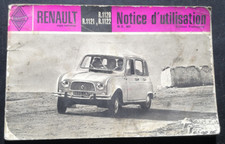 Notice d'utilisation Renault 4