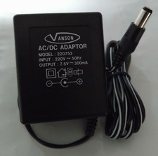 Original BLOC D'ALIMENTATION  VANSON 220753 7,5V 300mA