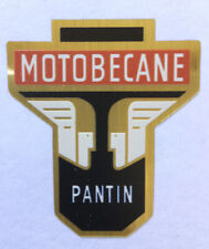 Autocollant montant de selle pour MOTOBECANE sur Fond Doré  #SoutienUkraine