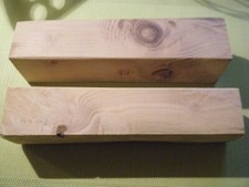 2 carrelets bois acacia,ébénisterie,tournage,coutellerie et autres