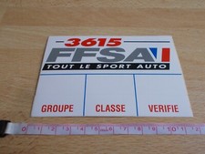 Autocollant 3615 FFSA -