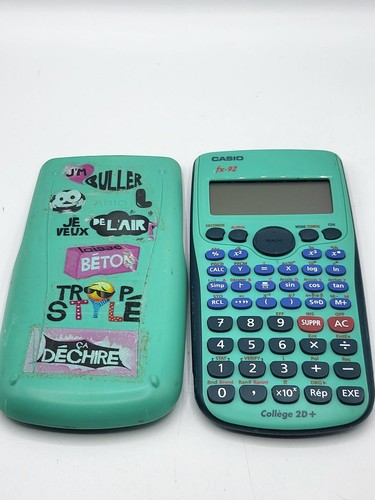 Calculatrice casio fx - -, fx-92